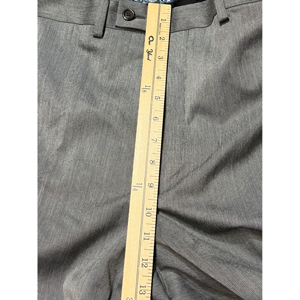 Lauren Ralph Lauren Mens Grey Flat Front Dress Pants 38W x 32L NVELPCFY0450 NEW - Picture 6 of 10